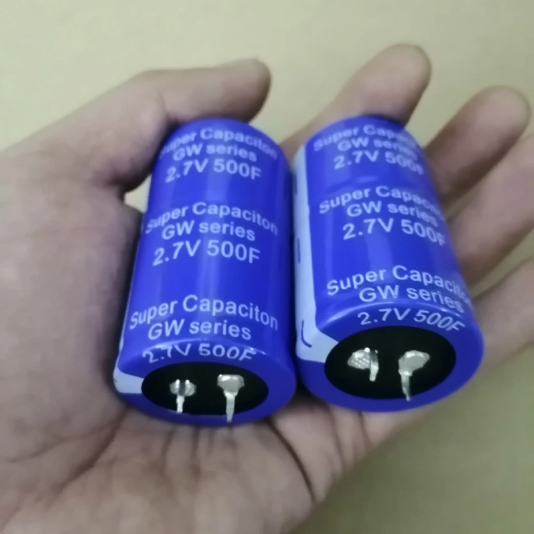 2 7v500f Super Super-capacitor Car Capacitor