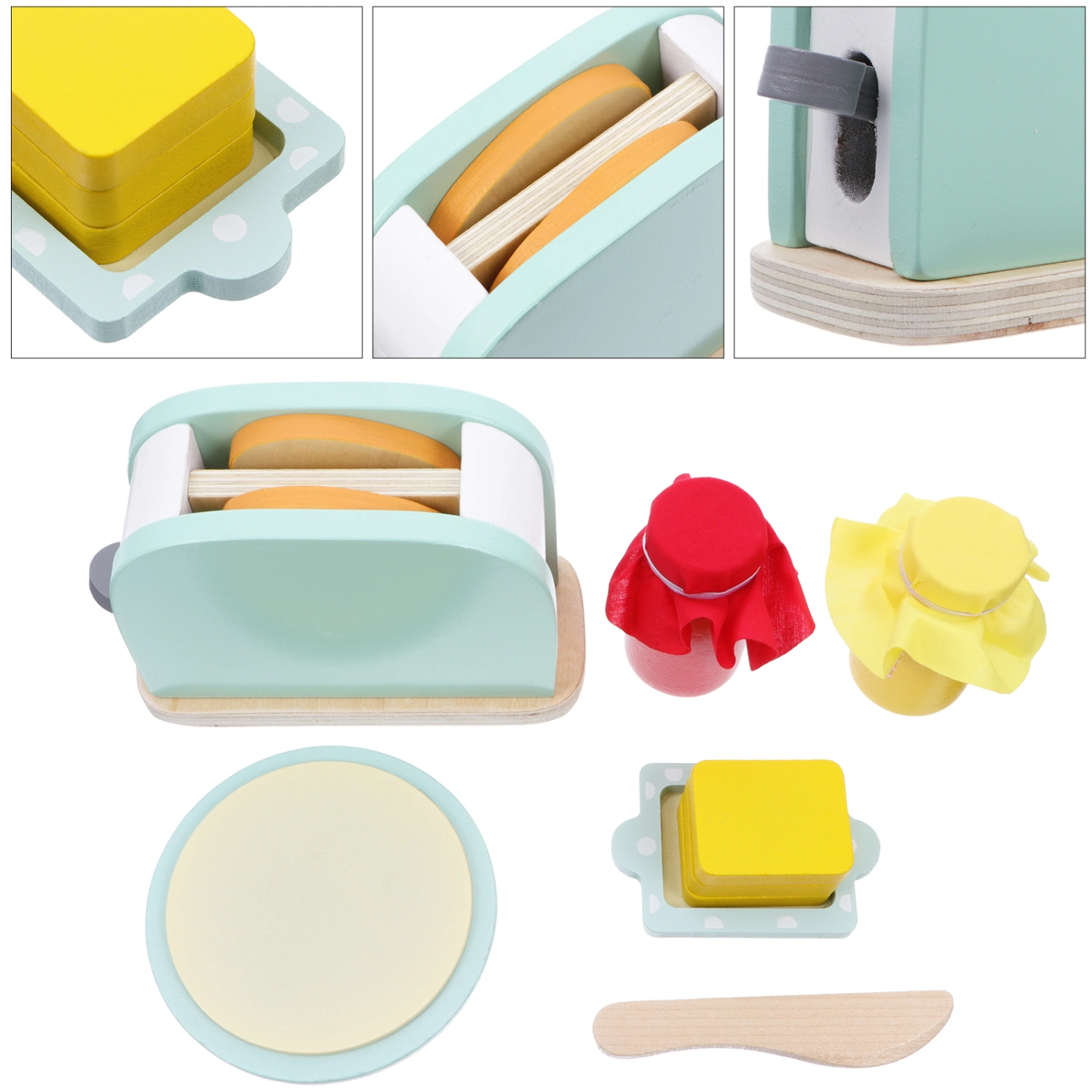 1 Set Wooden Simulation Kids Pretend Role Play Toys Fun Playing House Toy