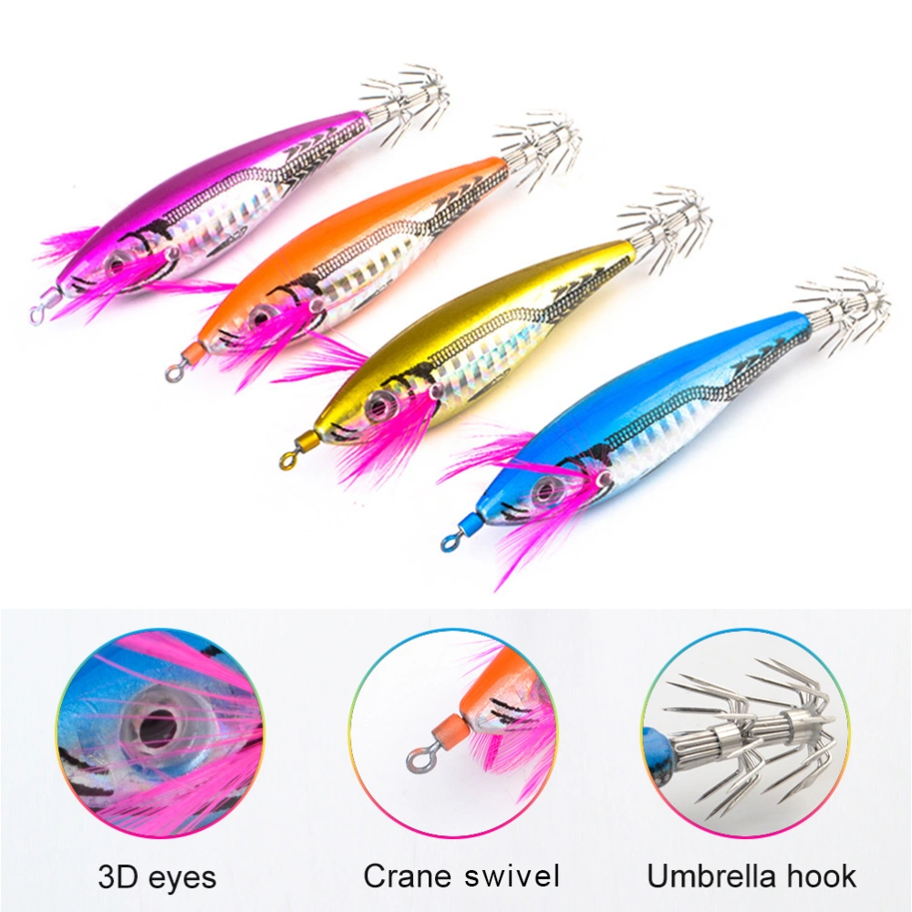 4pcs Artificial Fishing Lure Life-like Fishing Baits Outside Fishing Accessories Fishing Supplies for Adults