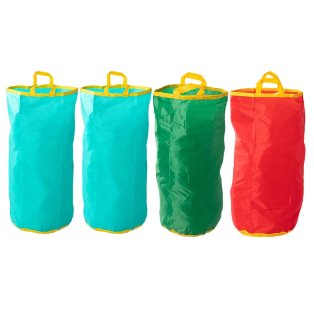 1 Pack 4pcs Race Bag Heavy Duty Sack Party Supplies Outdoor Game for Kids Outdoor Games (Random Color)