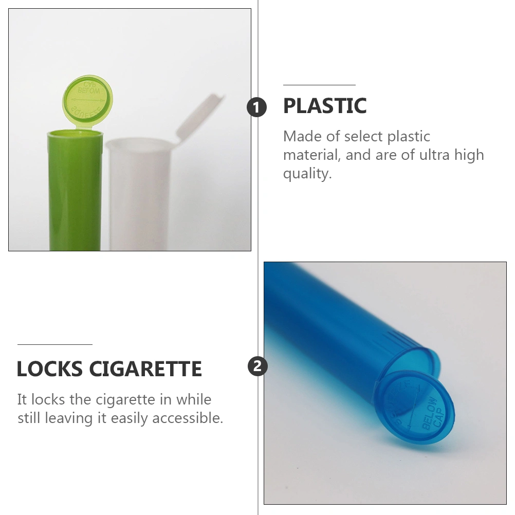 24pcs Cigar Tube Premium Tube Cigarette Smell-Proof Waterproof Cigarette Tubes