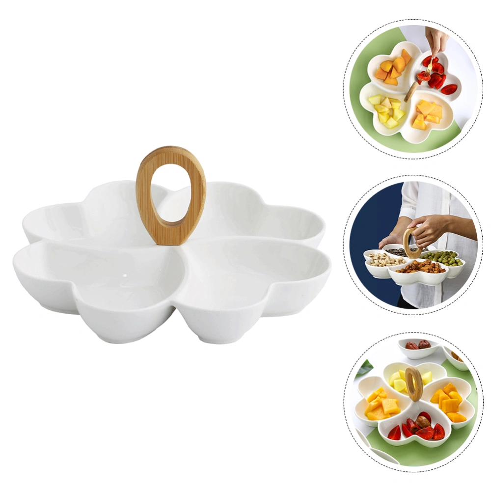 Food Storage Tray Snacks Plate Candy Tray Party Fruit Display Tray Ceramic Plate