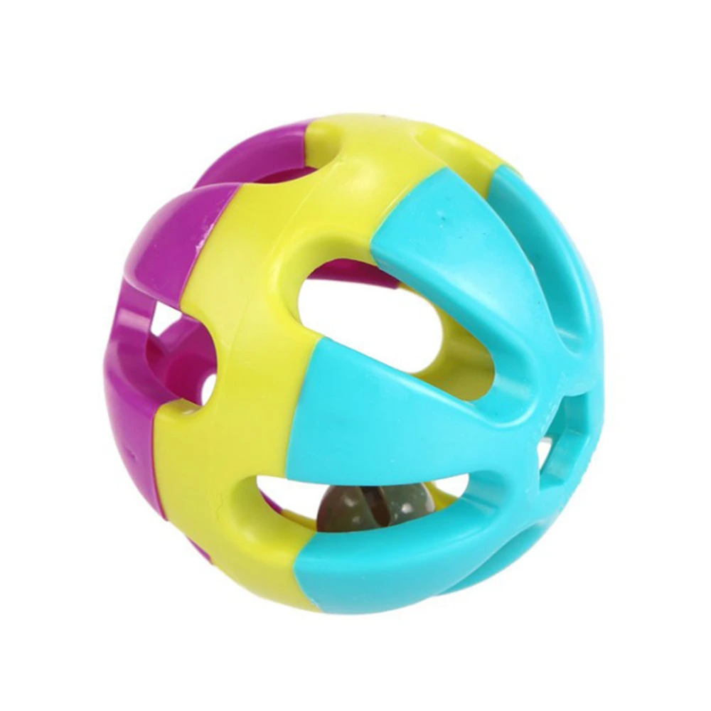 5pcs Dog Bell Ball Funny 3 Colors Playing Ball Pet Dog Training Ball Toy