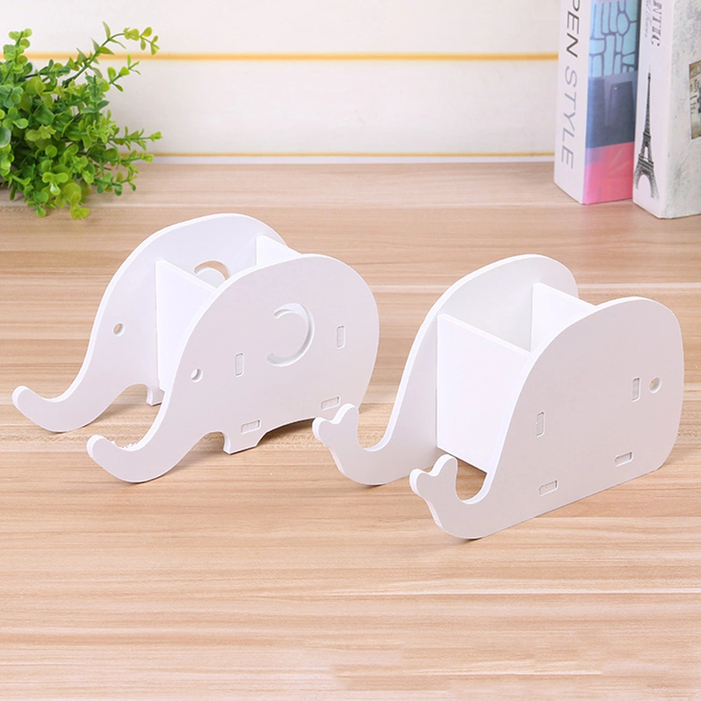 Cell Phone Stand Wood Whale Pencil Holder with Phone Holder Desk Organizer Desktop Pen Pencil Mobile Phone Bracket Stand Storage Pot Holder Container Stationery Box Organizer