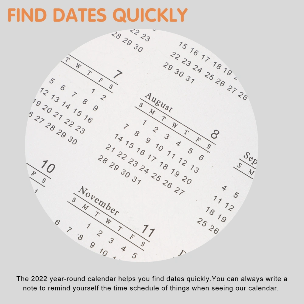 10 Pcs Calendar Notebook Paging Separator Calendar Index Divider PVC Calendar Binder