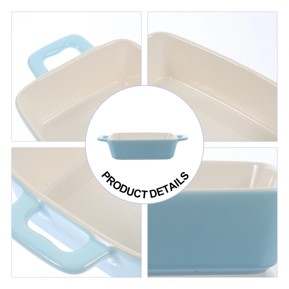 Ceramic Baking Tray Ceramic Storage Plate Cheese Baked Rice Tray Baking Pan