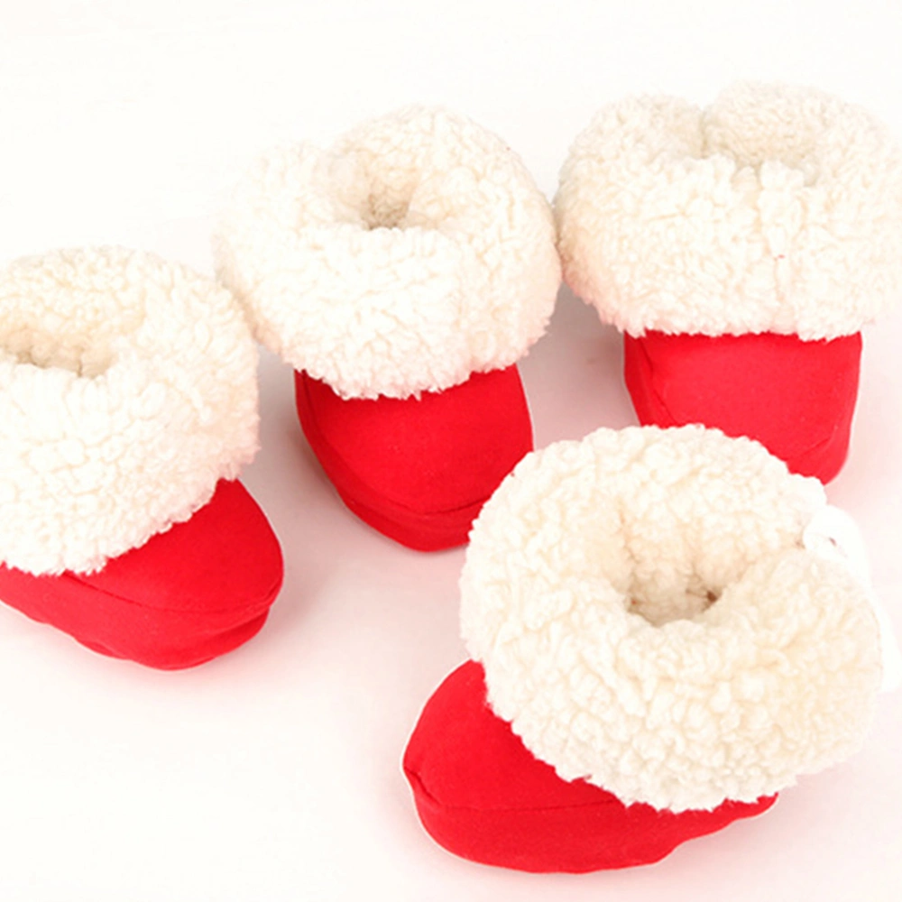 1 Pair Baby Walking Shoes Winter Baby Shoes Warm Cotton Shoes for Toddler