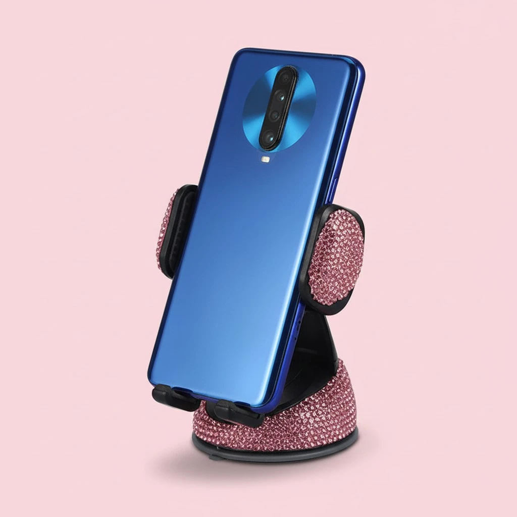 Bling Car Phone Holder Adjustable Universal Car Accessories Phone Mount for Car