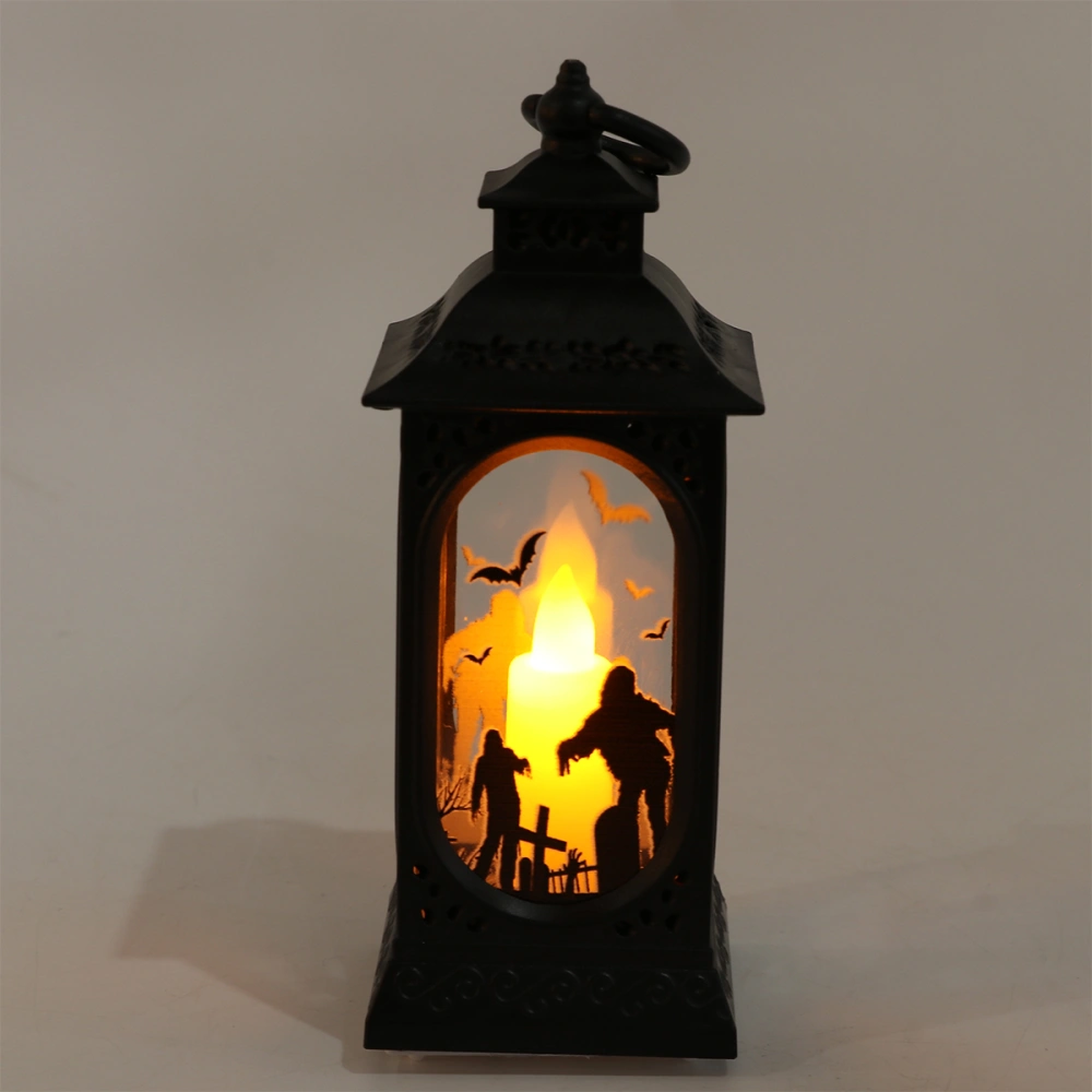 1pc Halloween Creepy Night Light Hanging Lantern Halloween Props Desk Lamp