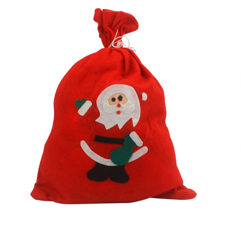 Christmas Gift Bag Nonwoven Bag Festival Fabric Bag Candy Gifts Bag 20x30cm(Random Pattern)