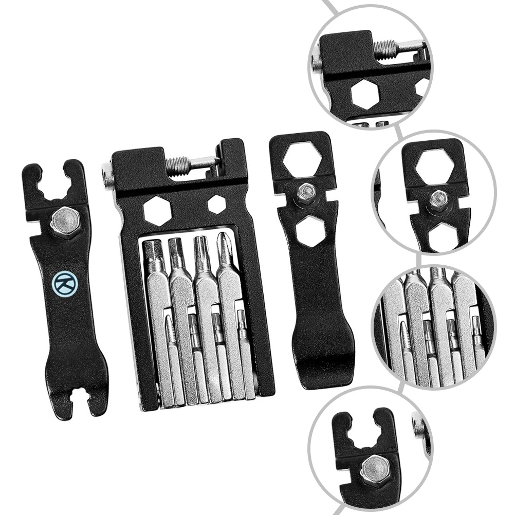 20 in 1 Folding Multi Tool Cycling Mechanic Combination Repair Tool