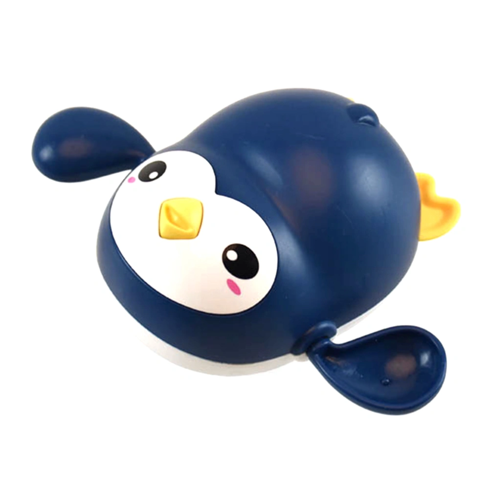 2pcs Plastic Bath Toys Penguin Wind-up Toy Baby Bathing Water Playing Toy for Bathtub Inflatable Pool (Mixed Colors)