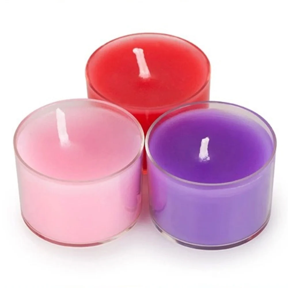 3Pcs Low Temperature Candles Adults Flirting Toy Stimulating Erotic Sex Candles for Couple Women Men Red