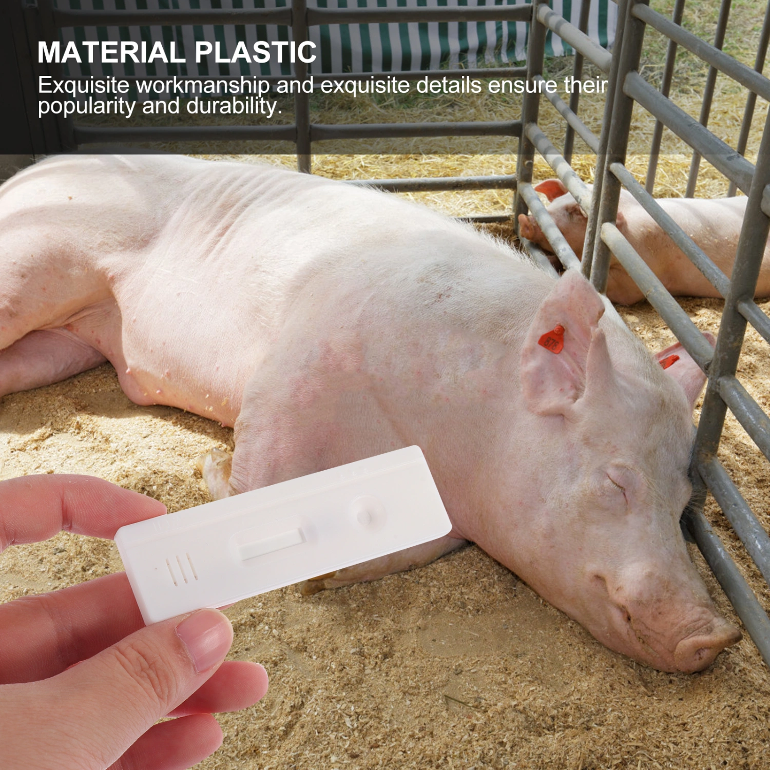 2pcs Pig Pregnancy Test Strips  Sow Pig Swine Diagnostic Pregnant Detection Supplies