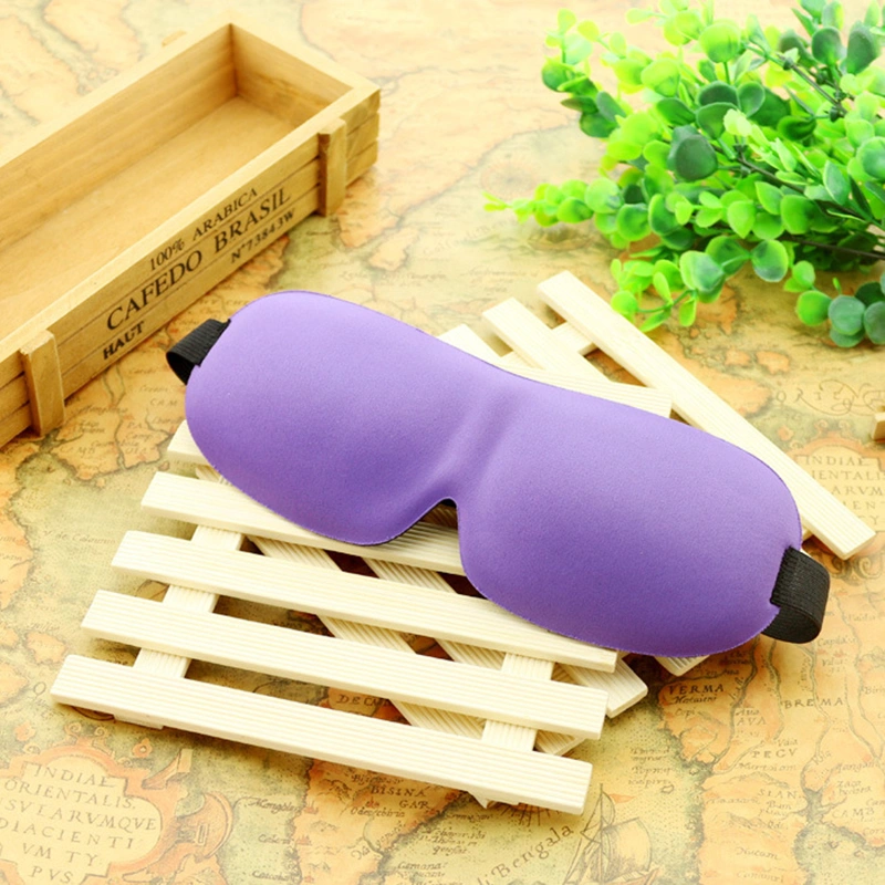 Sleeping Mask Sleep Blindfold 3D Eye Mask for for Nap Travel Light Block Comfortable (Purple)