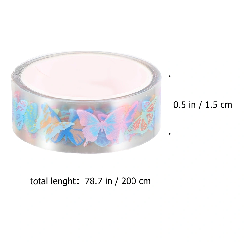 10 Rolls Beautiful Pet Tapes Pretty Transparent Tapes Delicate Washi Tapes