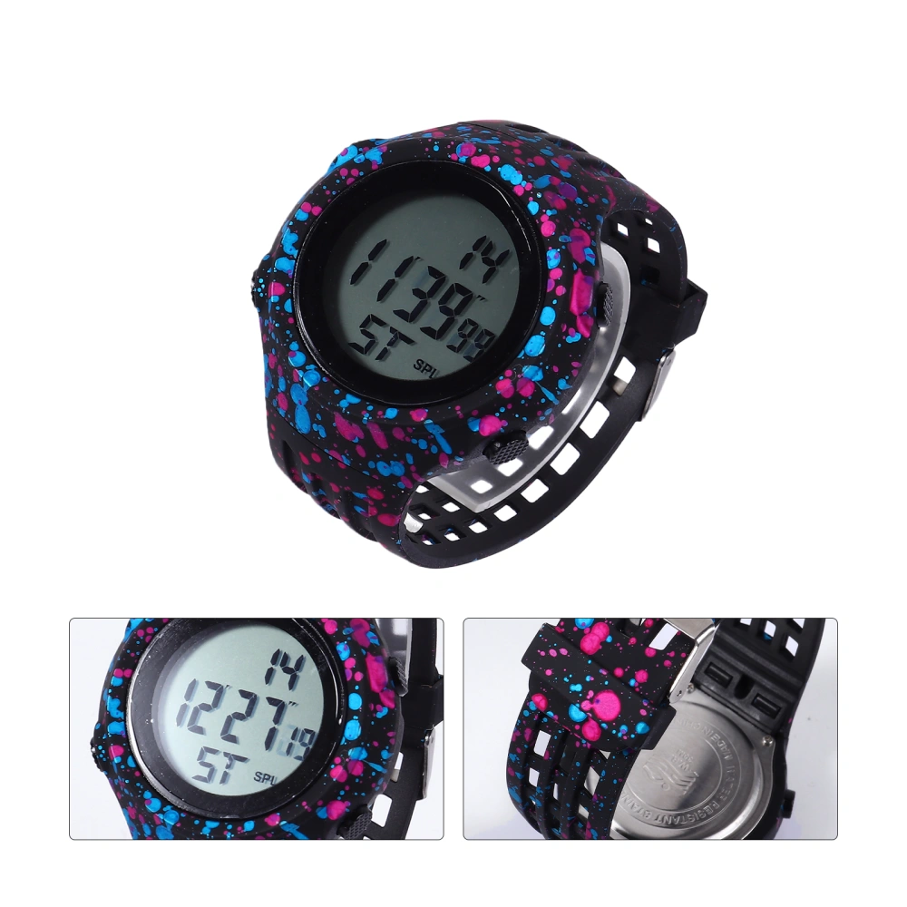 Waterproof Electric Wristwatch Multifunctional Sports LED Student Watch