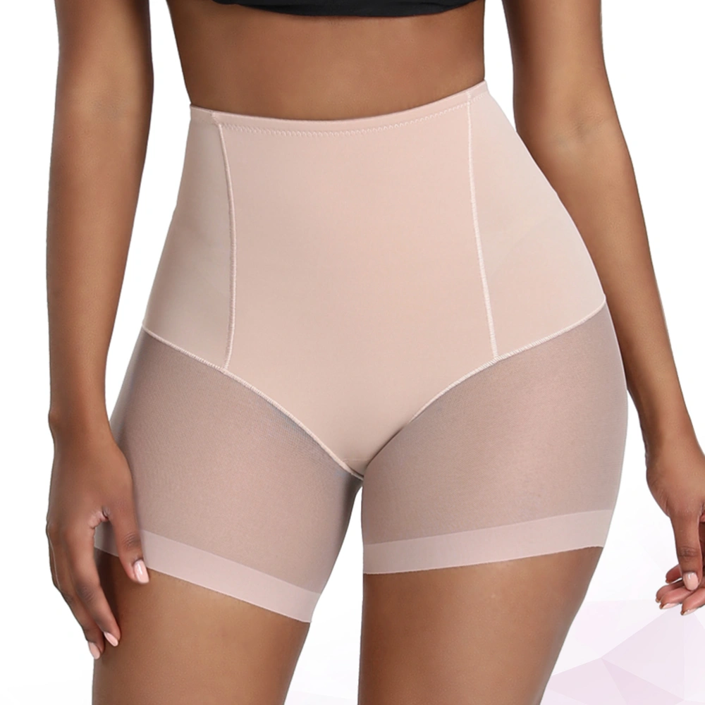 1Pc Postnatal High Waist Panty Ultra-thin Waist Breech Pants Body Shapewear Flat Angle High-waist Panty Tummy Hip Control Shorts Pants Slim Waist Bodysuit for Women (Size L Skin Color)