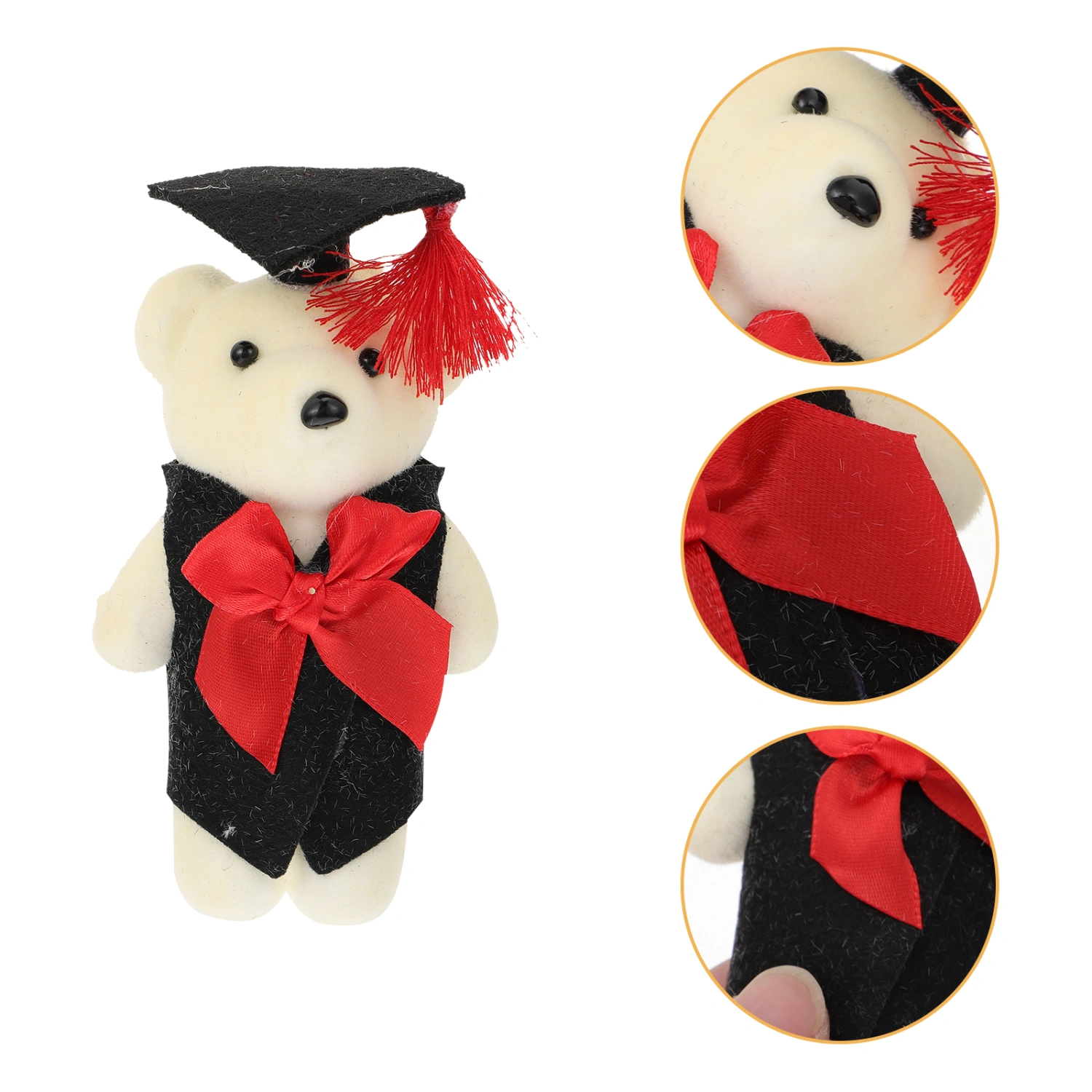 3pcs Standing Bear Doll Standing Graduation Bears Graduates Bear Accessories
