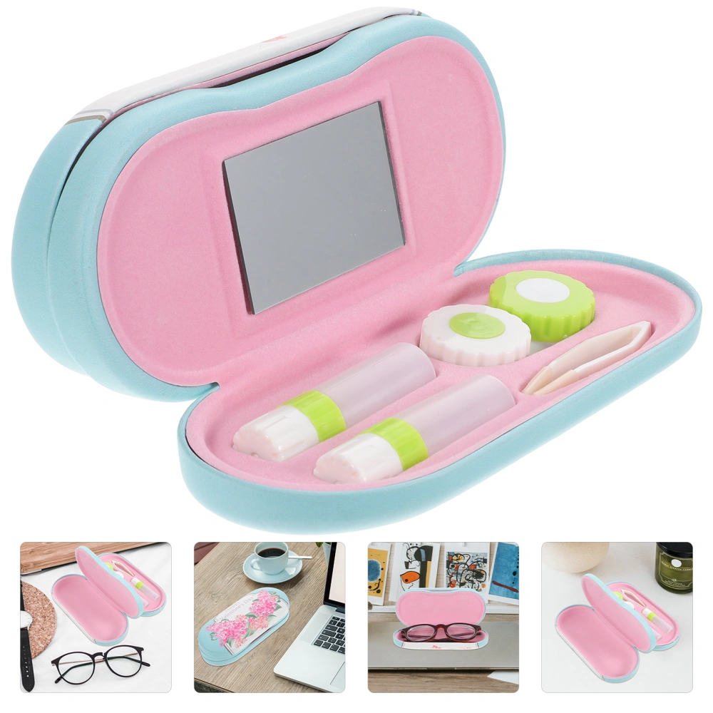 1 Set of Outdoor Eyeglass Case Portable Contact-lens Case Household Eyeglass Box