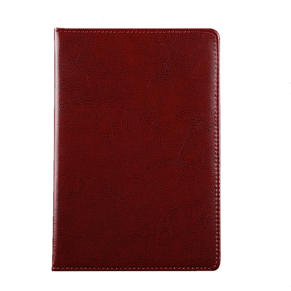 1PC Fashion A5 Business Office Notebook PU Retro Notepad Exercise Book for Office School Daily Use (Brown)
