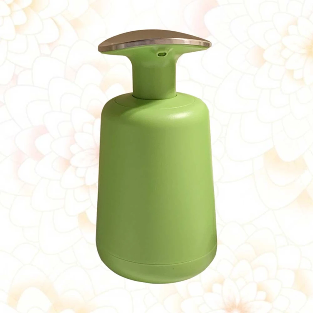 1pc Hand Press Liquid Soap Bottle Touch Soap Sanitizer Container for Home Hotel (Green)