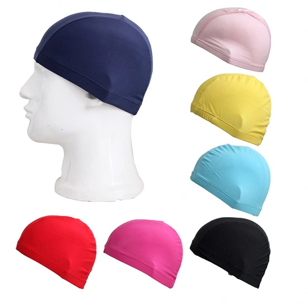 Pure Color Swim Stylish Swimming Hat Caps for Women (Random Color)