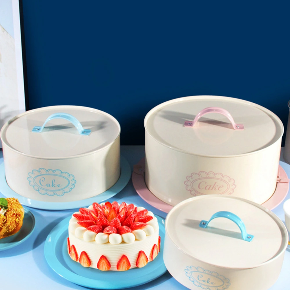 1 Set of Reusable Small Cake Box Cupcake Dessert Fresh Keeping Container with Lid