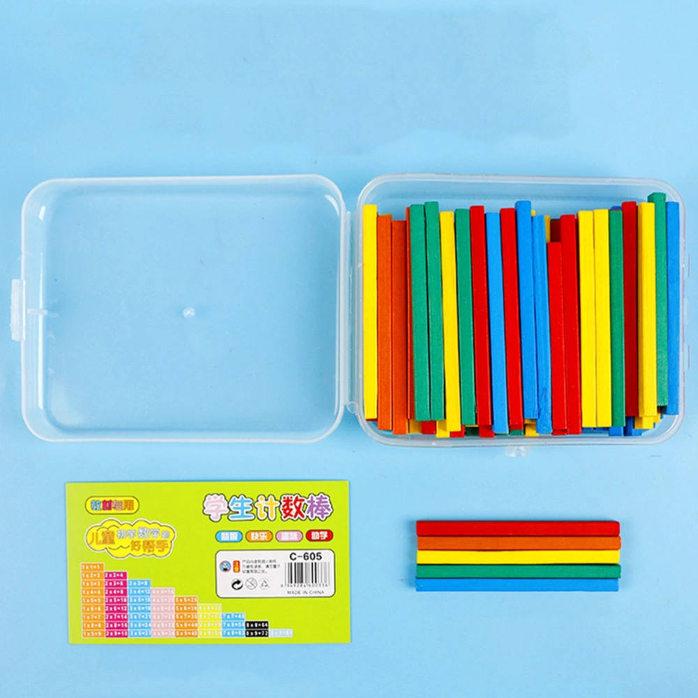 100pcs Number Counting Rods Educational Counting Toys Math Teaching Aids