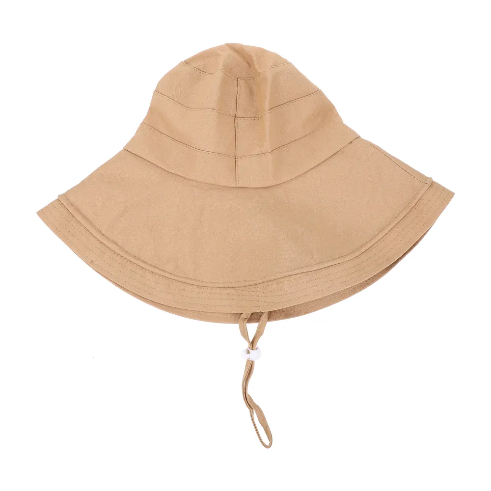 1pc Stylish Wide Brim Fisherman Hat Thin Bucket Hat Chic Folding Sun Hat