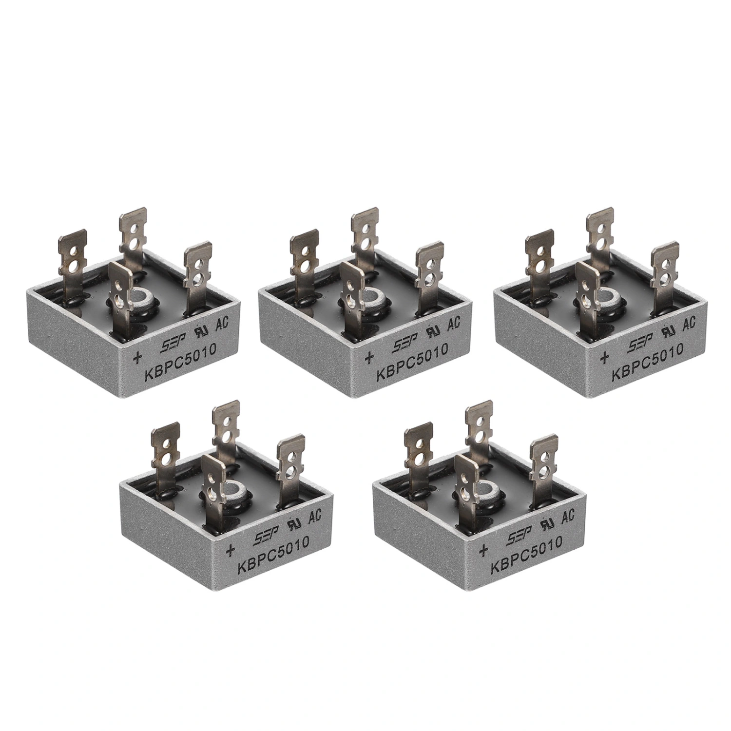 5pcs Replacement Single Phase Rectifier 1000V 50A 4-pin Rectifier Accessory