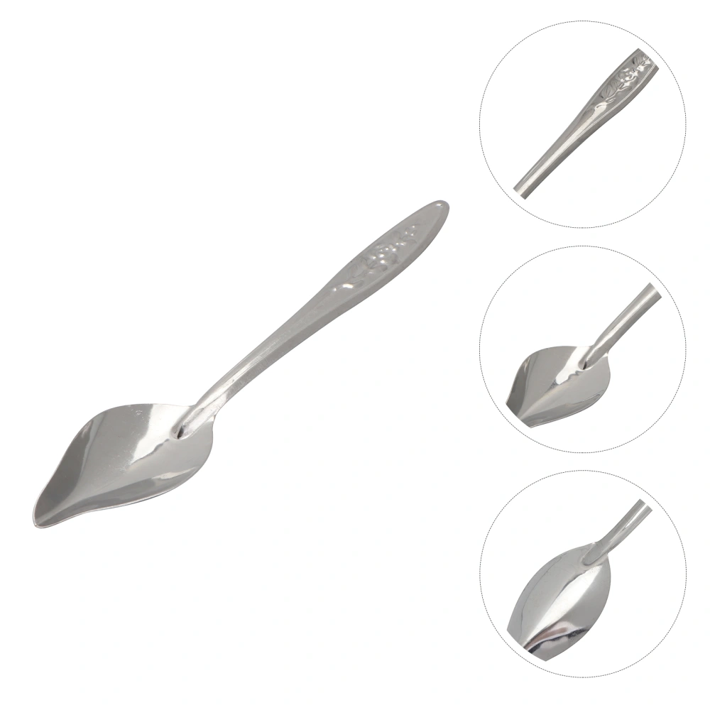 5PCS Bird Parrot Food Feeding Scoop Stainless Steel Milk Liquid Feeding Spoon for Cockatiel Parrot