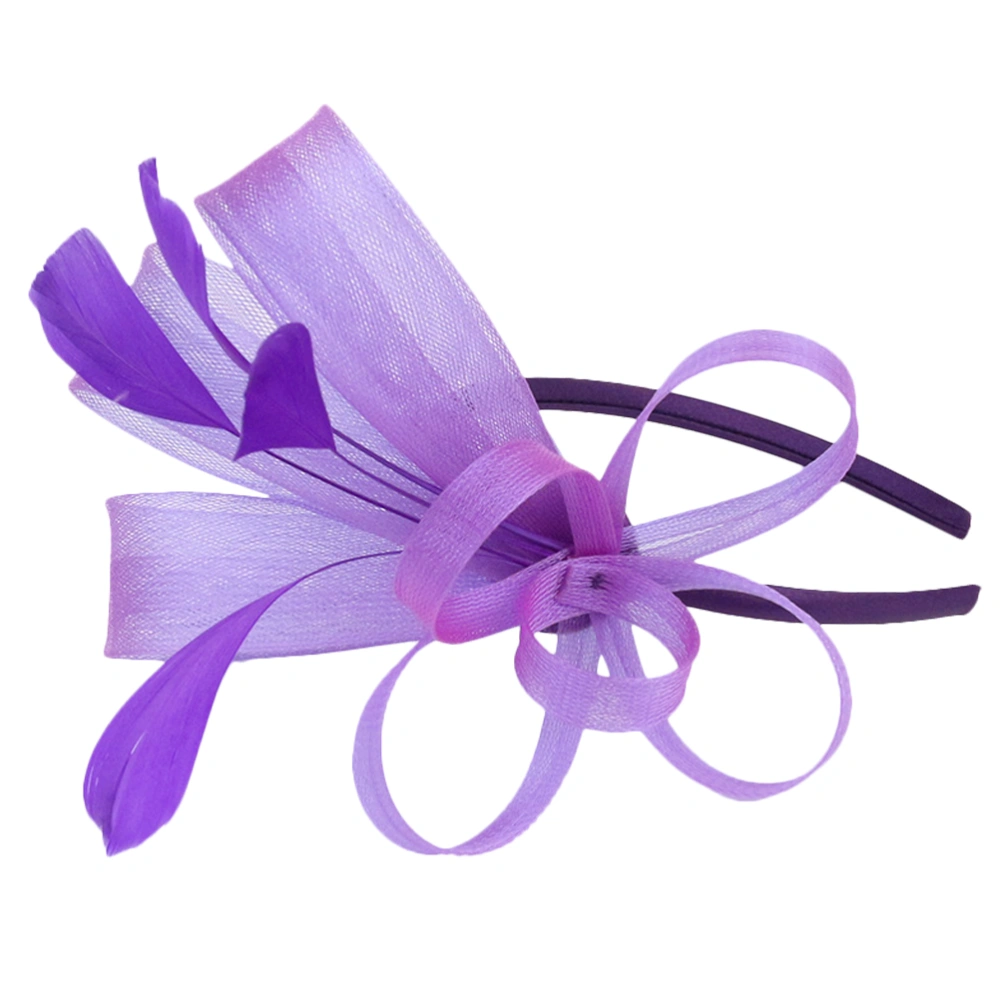 Fascinator Headband Feathering Hat Tea Party Hat Decorative Hair Accessories