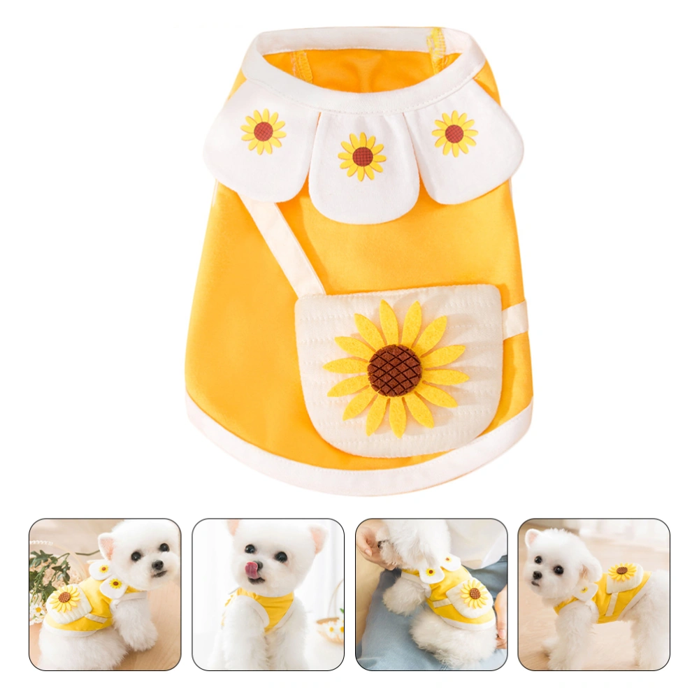 Adorable Dog Vest Pet Cartoon Two-legged Clothes Summer Fashion Cat T-shirt