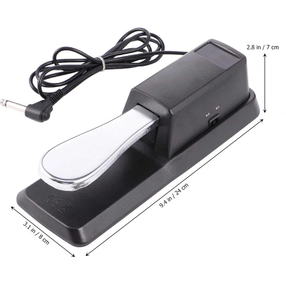 1 Set Sustain Pedal Foot Switch Piano Keyboard Sustain Foot Pedal Damper Pedal