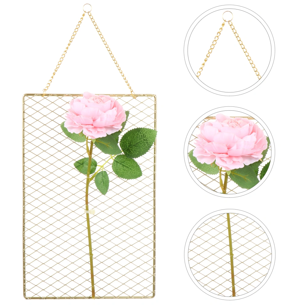 2pcs Nordic Style Artificial Flower Display Hanging Ornaments Bedroom Wall Decor