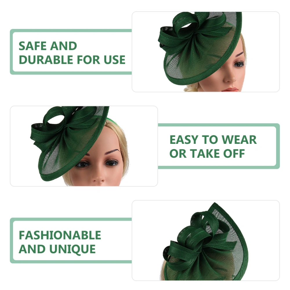 Fascinators Hats Headdress Elegant Top Hat Hair Clip for Women Tea Party