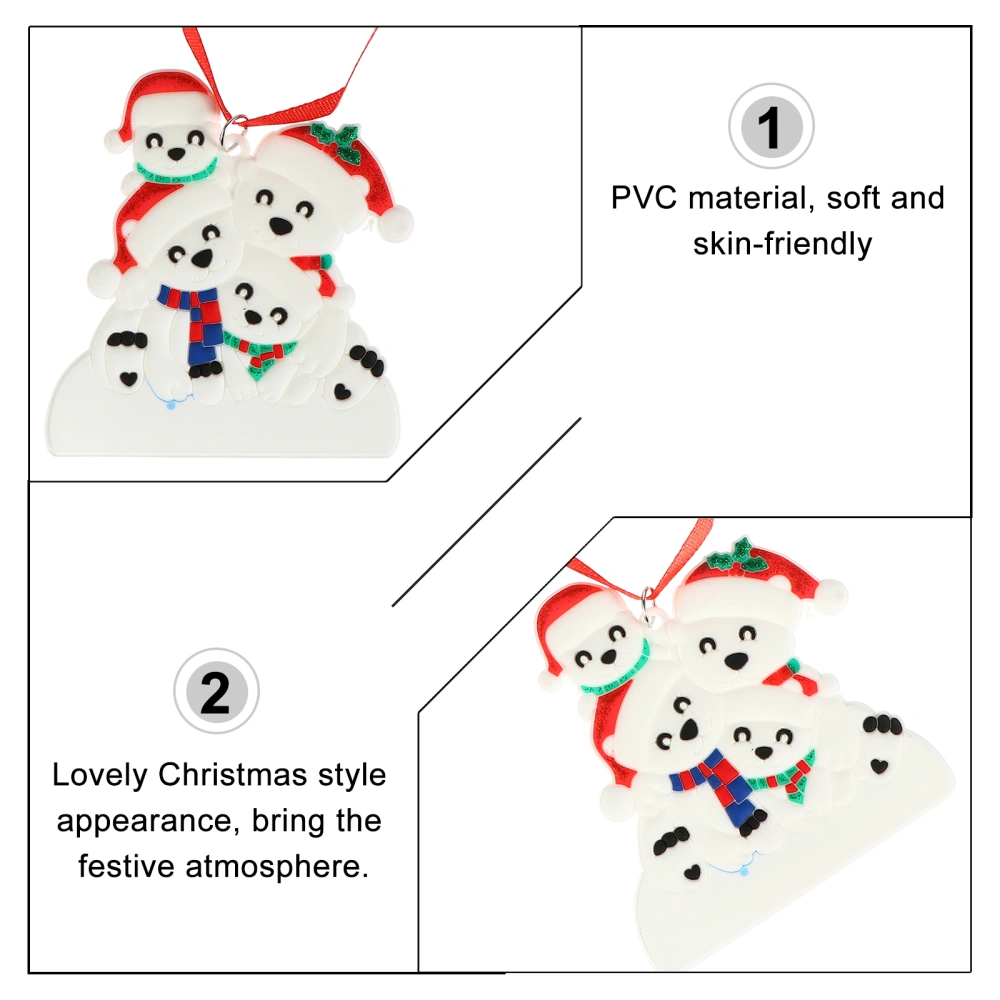 1PC Xmas Pendant Christmas Festival Style Cartoon Dog Pendant Hanging Decor