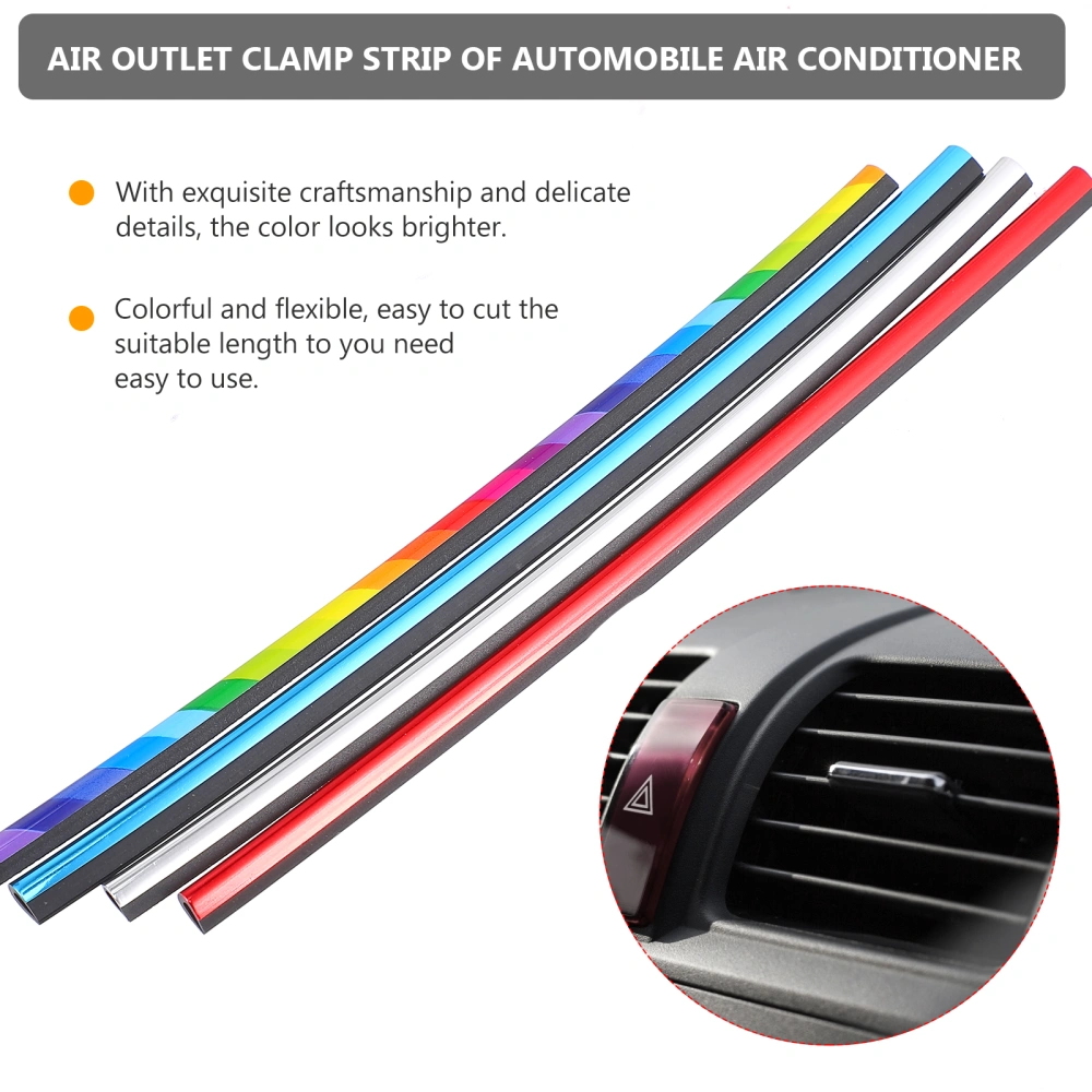 40pcs Air-conditioning Outlet Strips Outlet Clip Strips Car Outlet Strips