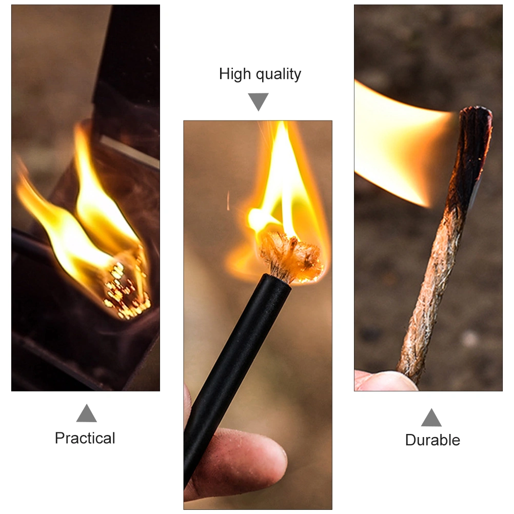 Portable Tinder Cord Fire Starter Camping Accessory Outdoor Survival Supplies