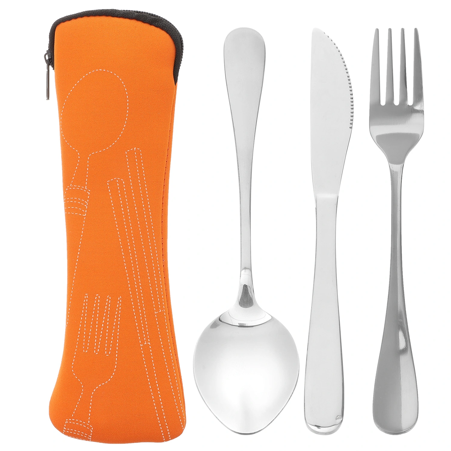 1 Set Camping Tableware Professional Camping Fork Premium Camping Spoon