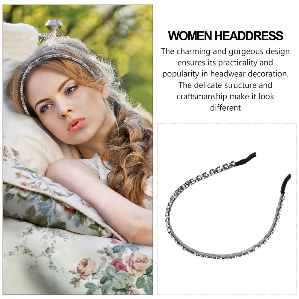 5pcs Crystal Headbands Exquisite Women Fashion Hairbands Hair Accessories