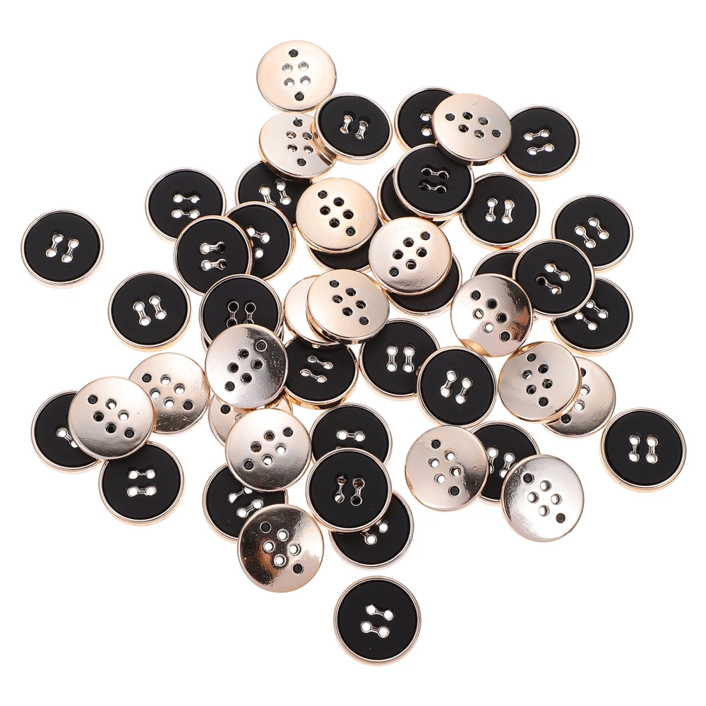 50pcs Wind Coat Buttons Stylish Sewing Round Fasteners Ladies Cloth Buttons