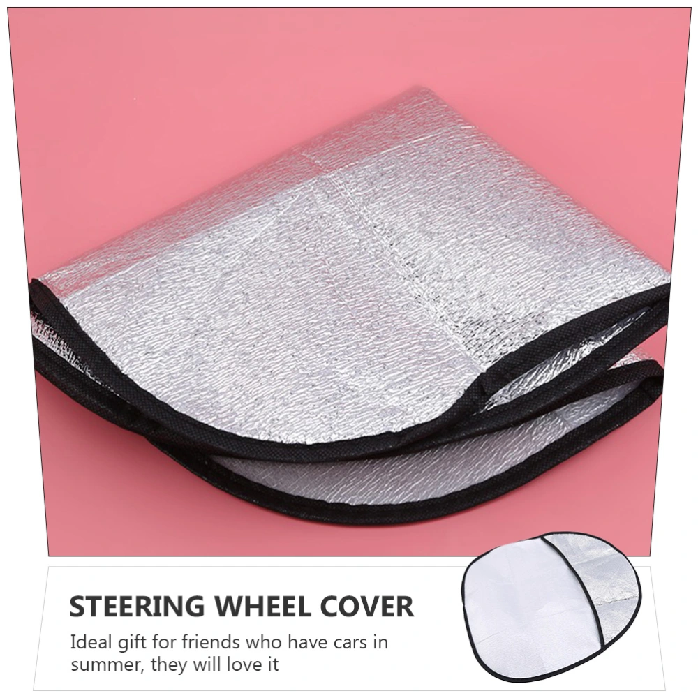 Steering Wheel Sun Shade Cooling Steering Wheel Cover Summer Car Accessory