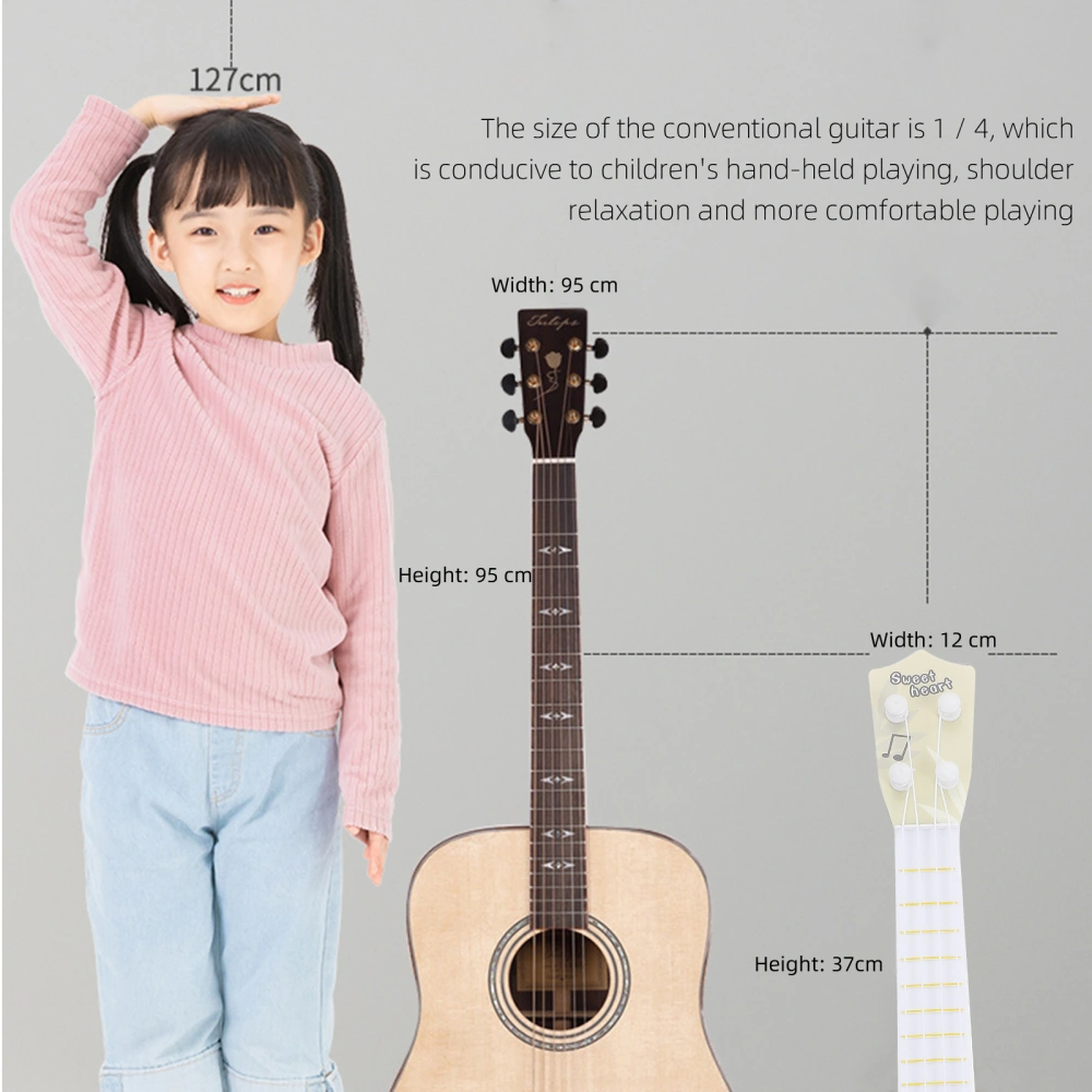 Imitation Playing Kids Ukulele Toy Beginner Musical Instrument Toy Guitar Model