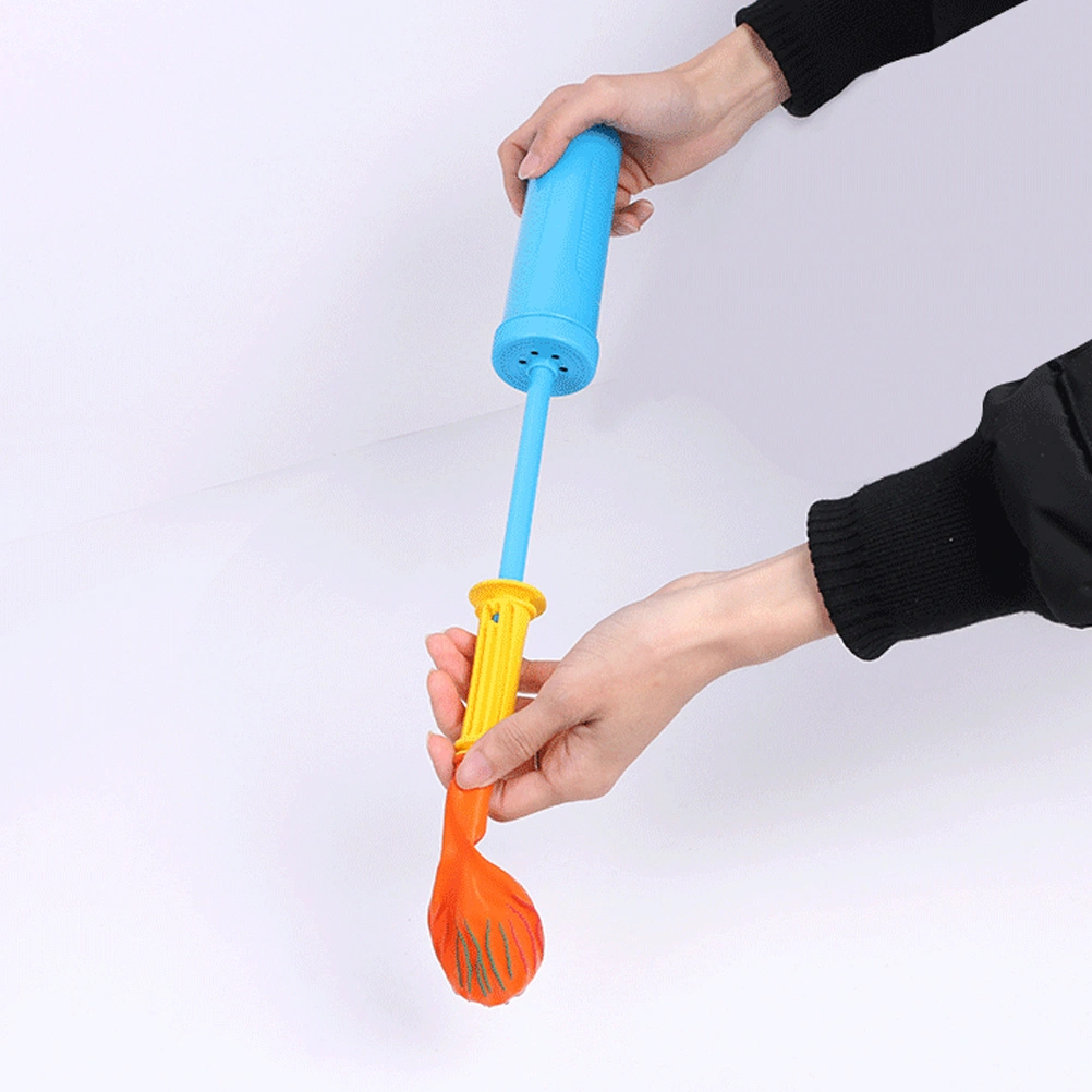 1Pc Plastic Hand Pump Portable Push Pump Practical Balloon  Inflatable Accessory for Party Wedding Prom