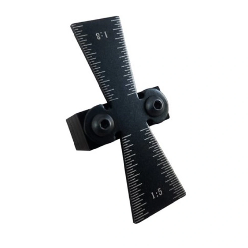 Woodworking Scribe Woodworking Locator Angle Gauge Handheld Tools Professional Devices for Outdoor Worker Work (Black)