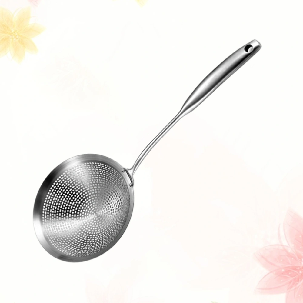 Large Stainless Steel Fine Mesh Strainer with Reinforced and Lengthened Handle Designed for Chefs and Kitchen(Silver)
    