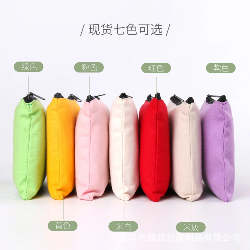 6 pcs Canvas Tool Bags Portable Tool Storage Bags Jewelry Storage Bags with Zippers