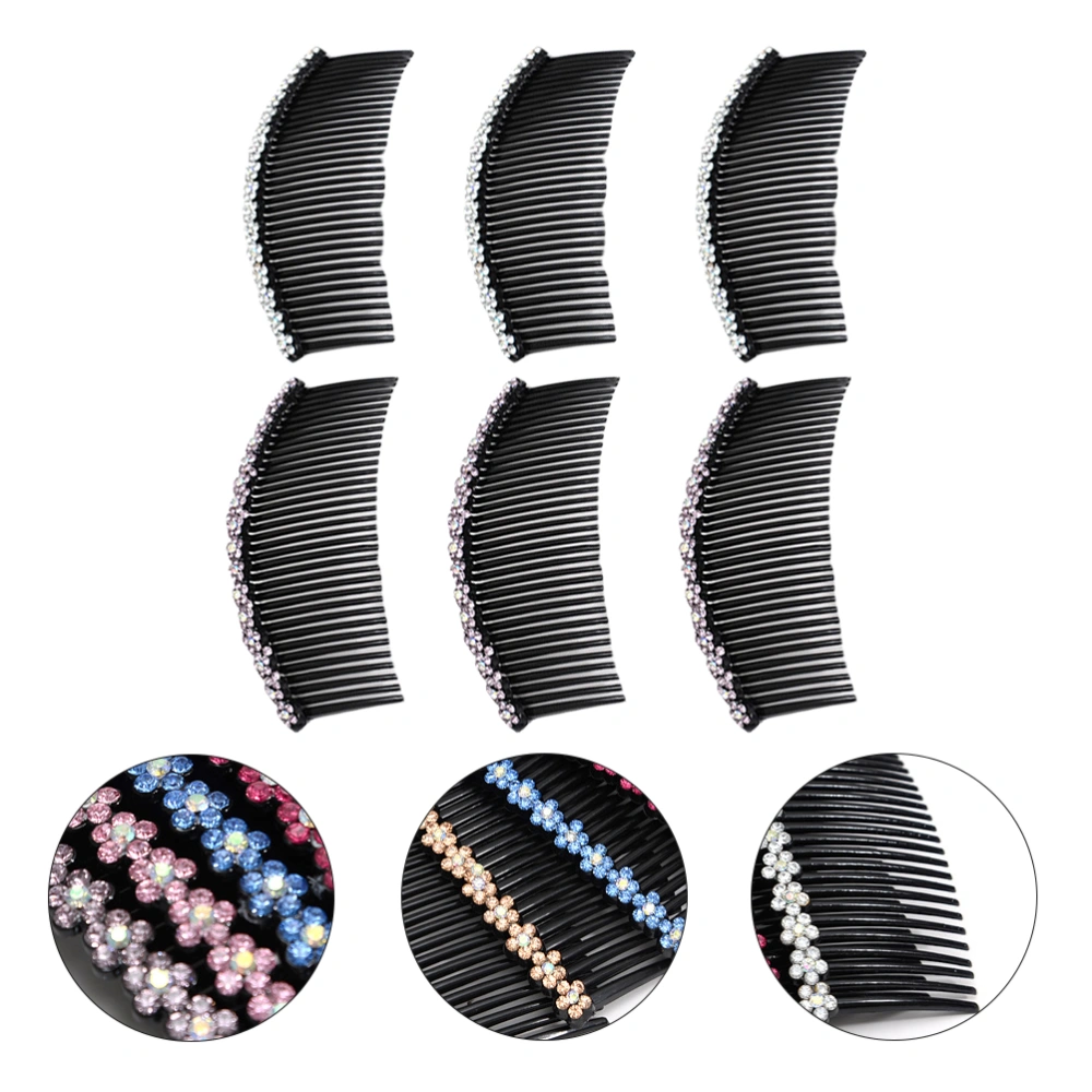 6Pcs Wedding Hair Comb Bridal Hairpin Teeth Hair Combs Hair Accessories